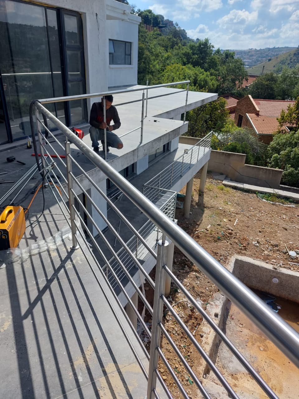 Stainless Steel & 8mm Glass Balustrade